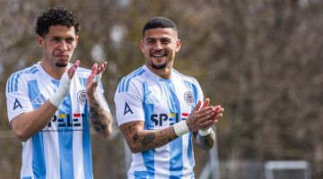 ''Skonto'' stadionā Riga FC un ''Ogre United'' duelis