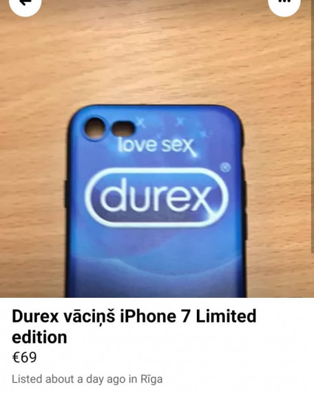 Pikants telefona vāciņš, BET ierobežotā daudzumā!