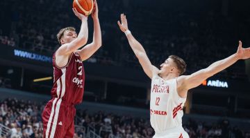 Latvijas basketbolistiem revanšs izbraukumā pret Poliju
