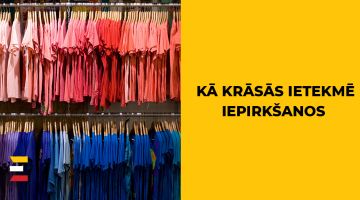 Kā krāsas ietekmē mūsu iepirkšanās paradumus
